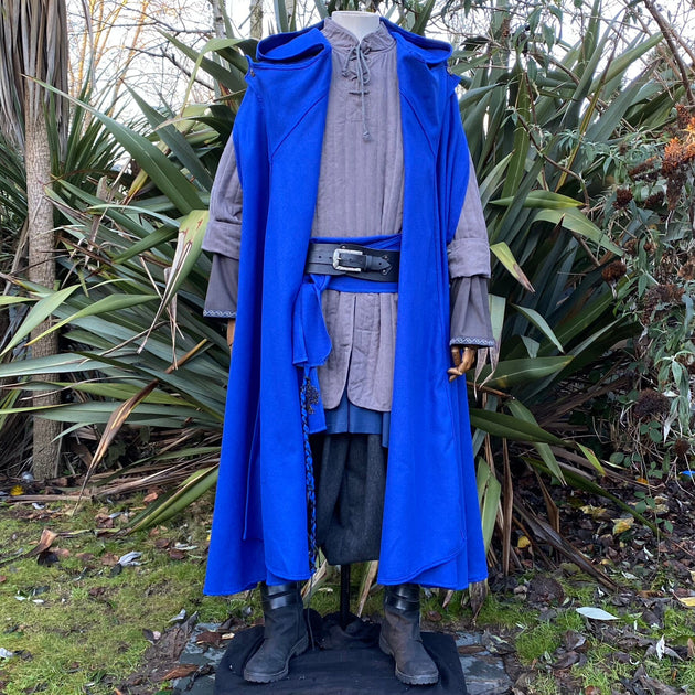 LARP Outfit 5 pieces 4 Way Cloak, Gambeson, Tunic and Hero Pants B