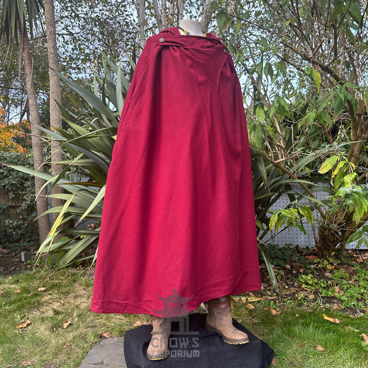 Four-Way Cloak (Dark Red)