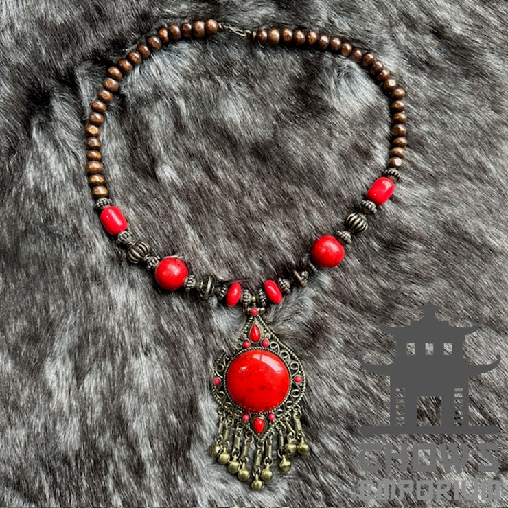 Bohemian Red Necklace