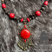 Bohemian Red Necklace