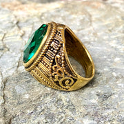 Gemstone Ring - Gold (Green)