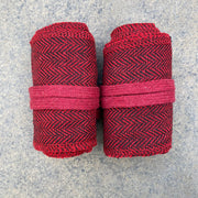 Arm Wraps (Red Herringbone)