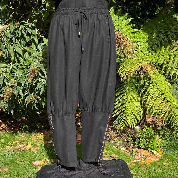 LARP Viking Trousers (Black Cotton) – LARP Costumes