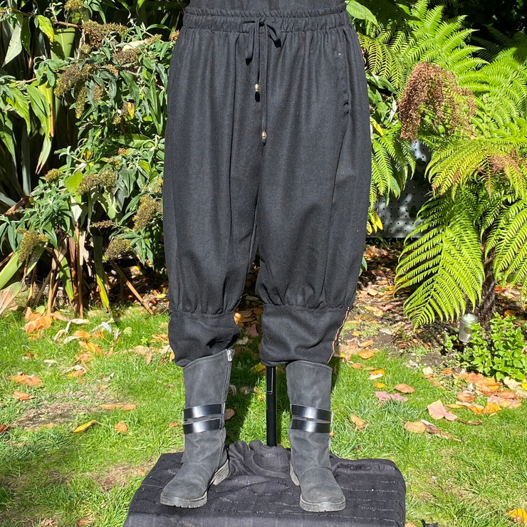 LARP Viking Trousers (Black Cotton)