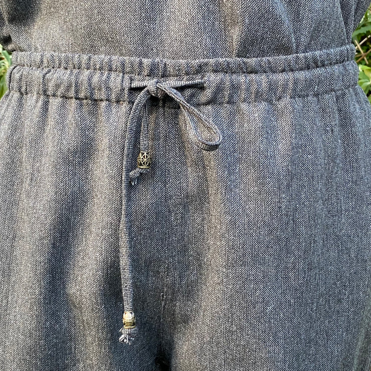 Grey Wool Straight Leg LARP Trousers