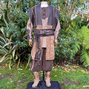 Ornate Patchwork Waistcoat (Brown)
