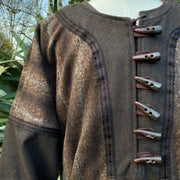 Mohair Viking Button Down Tunic (Brown)