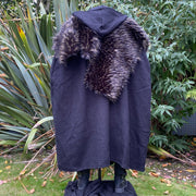 Cloak, Herringbone with Black Mantle (Black)