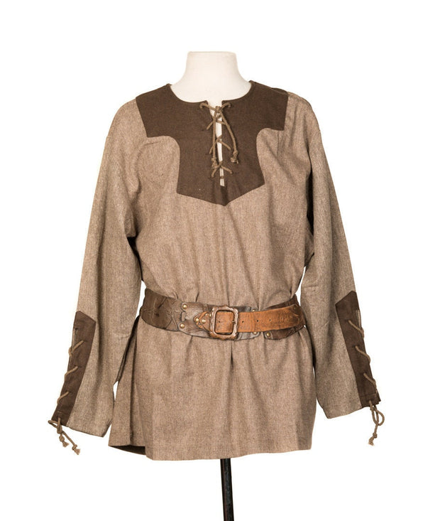 LARP Shirt / LARP Tunic / Brown / Lightweight Tunic / Cosplay Costume / SCA / Viking Tunic / Medieval Costume / Viking / Larp