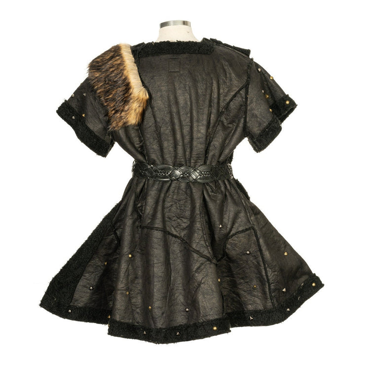 Faux Leather Viking Tunic/Jacket - Black – LARP Costumes