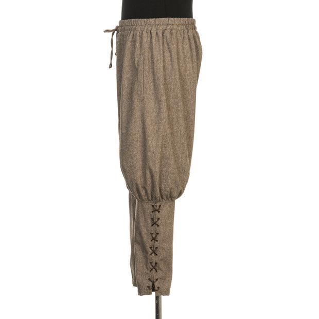 LARP Viking Trousers (Wool Brown)