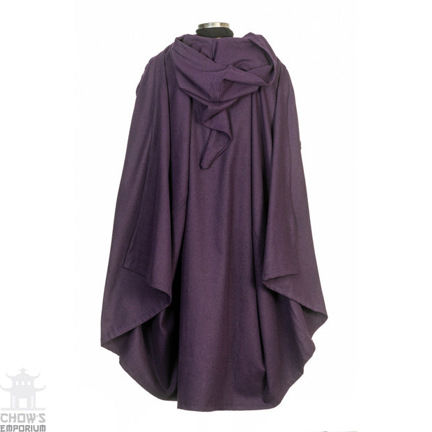 Cloak And Fur Mantle Set (Purple)