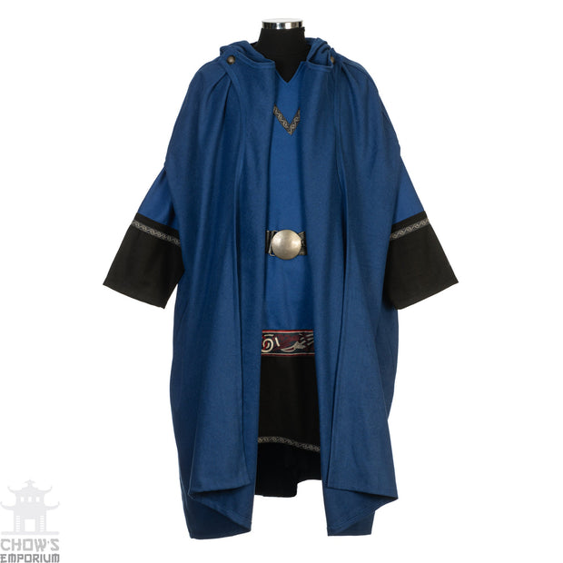 Cloak And Fur Mantle Set (Blue)