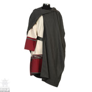 LARP Cloak / Cape / Grey  / Wool / 4 way cloak / Viking / LARP / Cosplay / SCA / Costume