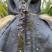 LARP Necklaces Pack of Three / Tree, Leaf & Feather / Charms / Trinkets / Hanging Ornament / Bauble / Cosplay / Viking / Accessories