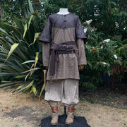 LARP Essential Basic Outfit 2 Pieces - Tunic, Trousers (Brown)