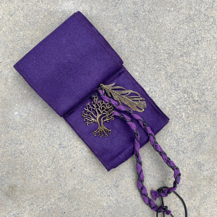 LARP Sash - Purple Wool