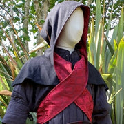 LARP Outfit 3 Piece Set - Warrior Hunter (Black & Red)
