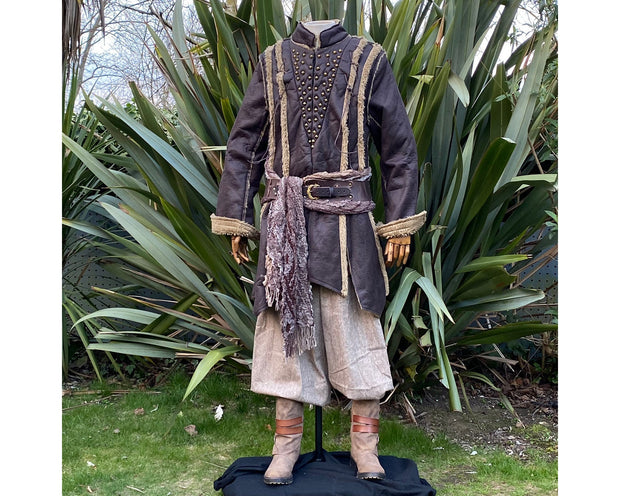 LARP Viking Leather Armor - Brown Faux Leather