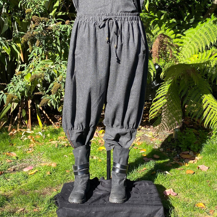 LARP Viking Trousers (Grey Wool)