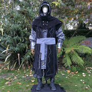 LARP Outfit 4 Pieces - Mountain Warlock - Black & Grey