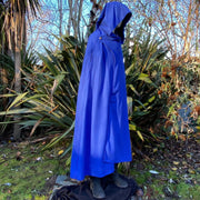 LARP Outfit 2 pieces - 4 way Cloak and Gambeson (Blue & Grey)